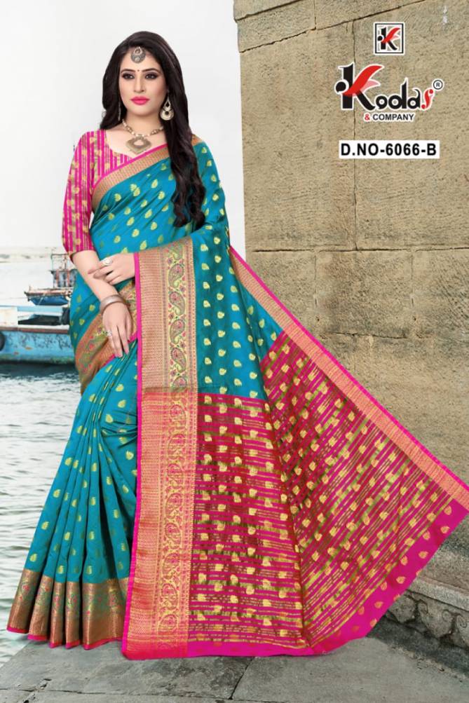 Tamanna 6066 Latest Fancy Designer Casual Wear Printed With Border Silk Saree Collection